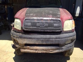 2002 TOYOTA TUNDRA, BURGUNDY, SR5, EXTD CAB, 4.7L, AT, 4WD, Z25090